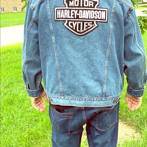 Levi's Jackets & Blazers - Harley Davidson Levi’s Jean Jacket XL EUC